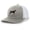 Silver/White, variant on Heritage Pride Canine Collection Black and Tan Coonhound Hunting Dog Mens Embroidered Mesh Back Trucker Hat, Charcoal/Black