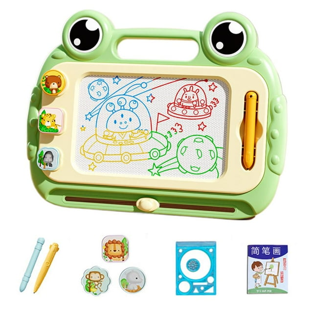 LZYWOD Magnetic Drawing Board for Children, Erasable Graffiti Sketch Pad for Toddlers, Educational Toy for Creative Enlightenment & Learning, Multi-Color