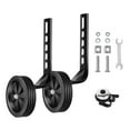 thumbnail image 2 of S SERENABLE Child Bike Training Wheels 13cm Wheels Diameter Portable Support Rear Wheels Black, 2 of 9
