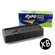 Expo Dry Erase Whiteboard Board Eraser Soft Pile, (81505), 8 Each