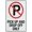 Warning Sign 1, variant on No Personal Belongings Past This Point Sign 12X8 Inch Tin Sign Great For Garden And Yard Wall Decor