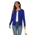 thumbnail image 5 of UVPLove Women's Lightweight Button-Down Cardigan Sweater,Royal Blue,XL,(S-3XL), 5 of 9