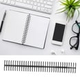 thumbnail image 4 of Binding Coils, Polypropylene Binding Spines 10Pcs  For Stationery Black, 4 of 8