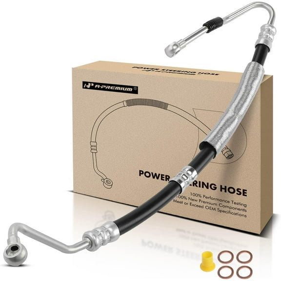 A-Premium Power Steering Hose Pressure Line Hose Assembly Compatible with Chevrolet Silverado Tahoe GMC C1500 C2500 K1500 K2500 Suburban Yukon 5.0L 5.7L