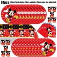 thumbnail image 4 of Decoración para fiesta de cumpleaños de Mickey Mouse de Disney, lindo Mickey, vaso de papel, servilleta, plato, pancarta, globos, suministros para baby shower para niños, 4 of 5