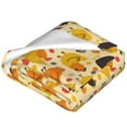 thumbnail image 2 of Bixox Fleece Blanket Funny Chicken Pattern Super Soft Double-Sided Microfiber Flannel Blanket for Sofa, Bed, Couch, Suitable for All Seasons - 40"x30", 2 of 5