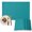 Teal, variant on White Swan Placemats Set of 6, Farmhouse Solid Beige Color Modern Art Washable Wipeable Table Mats for Dining Tables, Indoor Outdoor Kitchen Place Mats for Holiday Party Table Decor
