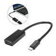 thumbnail image 2 of Tipo-c a HD Adaptador Cable Teléfono móvil Macho a hembra Convertidor de señal de video de resolución 4K, Negro Yuarrent EL000312-02, 2 of 2