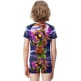 thumbnail image 3 of The Legend of Zelda Boys Two Piece Swimsuit Kids Swimwear Set Short Sleeve Bathing Suit Trunks And Shirt, 3 of 7