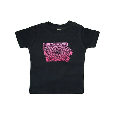

Inktastic Iowa Silhouette Mandala Gift Baby Boy or Baby Girl T-Shirt