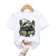 thumbnail image 4 of Camiseta de algodón con estampado de Jurassic Park para niños, regalo de cumpleaños, 1 a 10 años, divertida camiseta de dinosaurio, ropa para niños, 4 of 5