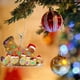 thumbnail image 4 of Bufanda navideña Decoración navideña de pollo de madera Colgante navideño de dibujos animados Adornos navideños Colgantes para el árbol de Navidad Colgantes para niños, 4 of 4