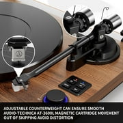 EYESEN Bluetooth Turntable HiFi System and record player with 36W Speakers & Magnetic Cartridge