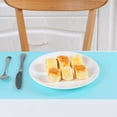 thumbnail image 3 of Bigstone Household Wheat Straw Unbreakable Snacks Fruit Bones Plate Square Salad Bowl(Pink), 3 of 10