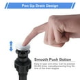 thumbnail image 4 of Wowow Bathroom Sink Drain with Overflow 2 Pack, Polished Chrome Pop Up Drain, 4 of 7