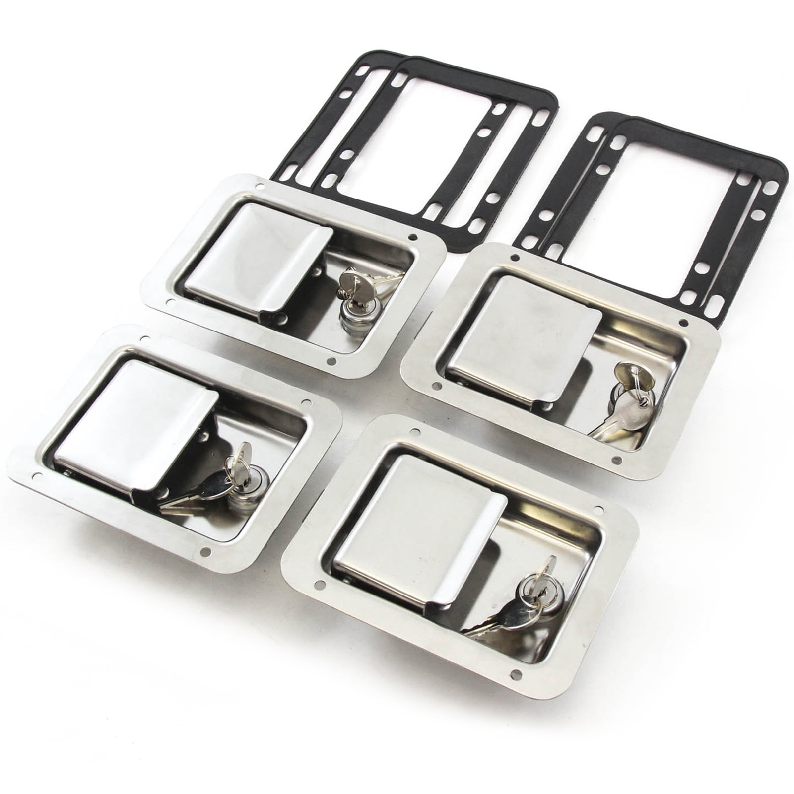 Red Hound Auto Heavy Duty Folding T-Handle Latches - 2 Pack, Stainless Steel, For Trailer, RV, Truck Toolbox - View #3