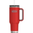 thumbnail image 5 of Thermos 40 oz Stainless Steel Cupholder Mug w/ Straw Crimson, 5 of 16