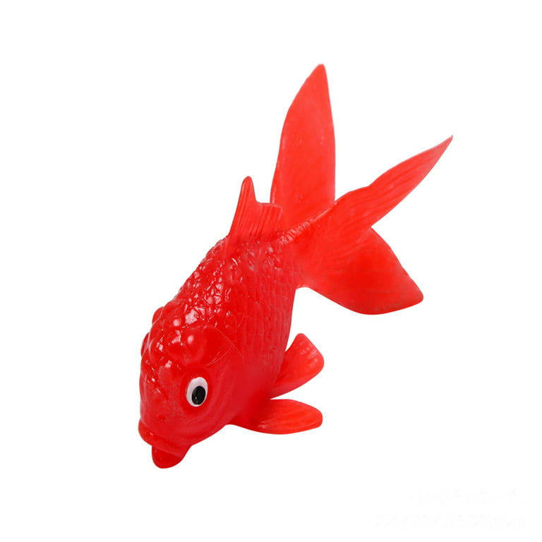 QISIWOLE Plastic Vinyl Goldfish -Long Gold Fish Toys in Assorted Colors for  Party Favors, Carnival Kids Prizes, Decorations, Crafts, Games and Birthday  Party Supplies, Stocking Stuffers Deals 