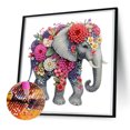 thumbnail image 3 of 5D DIY Kit Con Forma Especial Parcial Elefante 30x30cm, 3 of 8