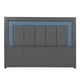 thumbnail image 4 of Box Base Cama King Size + Cabecera Bora Gris Oscuro, 4 of 8