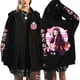 thumbnail image 2 of Sudadera con capucha de Kamado Nezuko para mujer, Jersey informal con cremallera y personalidad, abrigo de calle, sudadera de Anime de moda, otoño e invierno, nuevo, 2 of 4