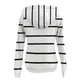 thumbnail image 4 of ICHUANYI Clearance Women Sexy Pocket Crop Workout Long Sleeve Turtleneck Hooded Casual Blouse Tops ICHUANYI "ICHUANYI", 4 of 9