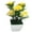 Yellow, variant on 1Pc Potted Artificial Flower Bonsai Performance Stage Garden Home Party Decor