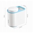 thumbnail image 5 of Estante de baño caja de almacenamiento estante para tazas polvo gris 2 piezas JM, 5 of 5