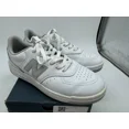 thumbnail image 1 of New Balance BB80 Sneakers Mens White Gray Leather Lace-Up Low Top - 7 WIDE, 1 of 5