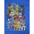 thumbnail image 5 of Five Nights at Freddy's Animatronic Characters Boy's Royal Blue Sweatshirt-XL, 5 of 6