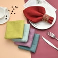 thumbnail image 3 of 2 Pcs Torchon Confortable Lavable en Coton et Lin Torchon Polyvalent pour Salle à Manger, 3 of 7