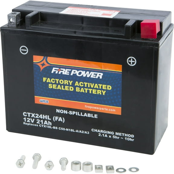 Fire Power Sealed Factory Activated Battery Compatible With Honda GL1500I Gold Wing Interstate 1991-1996