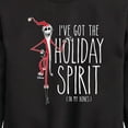thumbnail image 3 of The Nightmare Before Christmas - Holiday Spirit In My Bones - Toddler And Youth Crewneck Fleece Sweatshirt, 3 of 5