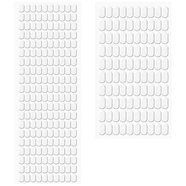 800Pcs Sticky Tack Putty, Wall Putty Double Sided Sticky Dots for Wall Hanging Earthquake Putty Museum Putty Clear