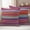 Red, variant on Rainbow Striped Outdoor Waterproof Pillow Covers, Red Blue Yellow Geometric Abstract Decorative Square Throw Pillowcase Sofa Cushion Sham for Patio/Couch/Chair, 24"x24" 2 Pack
