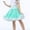 Green, variant on Women's 50s Vintage Petticoat Furry Trim Puffy Tulle Tutu Skirt Elastic Waist Princess Ballet Dance Pettiskirts Underskirt Party Cosplay Skirt