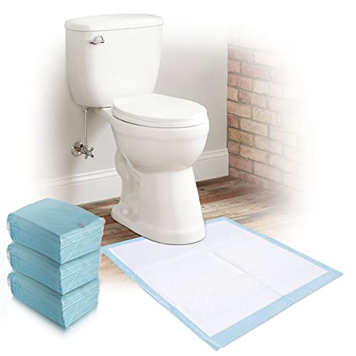 New Improved ToidyMat Disposables The Toilet Mat REInvented 75 Pack with 6 ToidyGrips