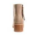 thumbnail image 4 of Journee Womens Sadiya Inside Zip Stacked Heel Booties, 4 of 10