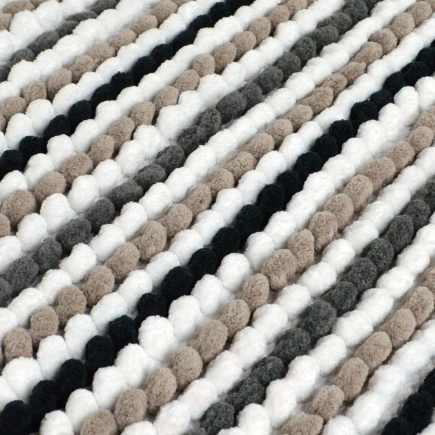 Chunky Bobble Bath Mat in California Stripe