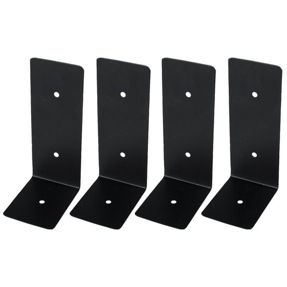 PAMINGONO 4Pcs L Shaped Brackets for Shelves Iron Shelf Brackets for Homeowners and DIY Projects