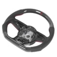 thumbnail image 4 of Oubit Steering Wheelfor,Carbon Fiber Steering Wheel Steering Wheel Modification Nappa Perforated Steering Wheel Multi-Functional, 4 of 9