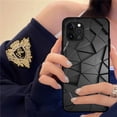 thumbnail image 1 of Yinuoda-funda de silicona suave para iphone, carcasa de lujo con diseño geométrico, para modelos 14, 13, 12, 11 Pro, Mini, XS MAX, 8, 7, 6 Plus, X, XS y XR Fivean unisex, 1 of 2