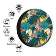 thumbnail image 4 of Sikiie Hawaiian Style PVC Leather Spare Tire Wheel Cover Spare Tire Cover, for Car Truck SUV Camper Trailer Universal Fit(14-17in)-14 inch, 4 of 6