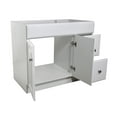 thumbnail image 6 of Design House Wyndham 36" Solid Wood Ready to Assemble 2-Door and 2-Drawer Bathroom Vanity Cabinet, White, 6 of 15