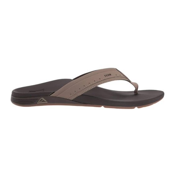 Reef Men's Sandals, Ortho-Spring Arch Support Flip Flops, Brown, 6