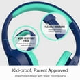 thumbnail image 5 of MEE audio KidJamz KJ45BT Kids Bluetooth Headphones Safe Listening for Girls, Boys, Children with 85dB Volume-Limiting,  Wireless Headphones for School, Tablet (Blue), 5 of 9