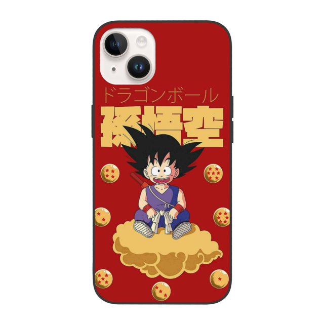Funny Cartoon Anime Dragon Ball Z (3) Phone Case Compatible with iPhone 14 Case Dual camera TPU Protective Cover For IP14 Plus-6.7in