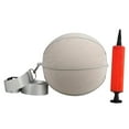 thumbnail image 3 of Pelota de entrenamiento de swing de golf Cola con bomba de aire y cordón ajustable Gris, 3 of 8