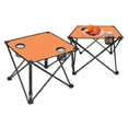 thumbnail image 2 of Foldable Camping Table, Portable Picnic Table Lightweight Travel Desk with 2 Cup Holders & Carrying Bag, Easy to Carry, Perfect for Outdoor Camping, Picnic, BBQ, Beach, Travel, Hiking, Home Use (2Pc), 2 of 10