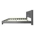 thumbnail image 7 of Better Home Products Giulia Full Gray Faux Leather Upholstered Platform Bed, 7 of 7